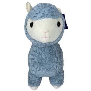 Kellytoy Original Llama Alpaca Blue Stuffed Animal Plush New With Tags 17"